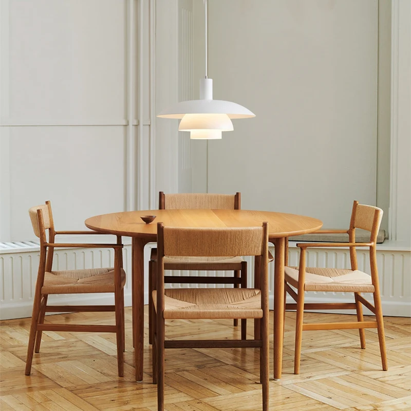 Scandinavische Metalen Hanglamp LED Dimbaar voor Eetkamer Keuken Woonkamer Plafondverlichting 29-39cm | Sansoti