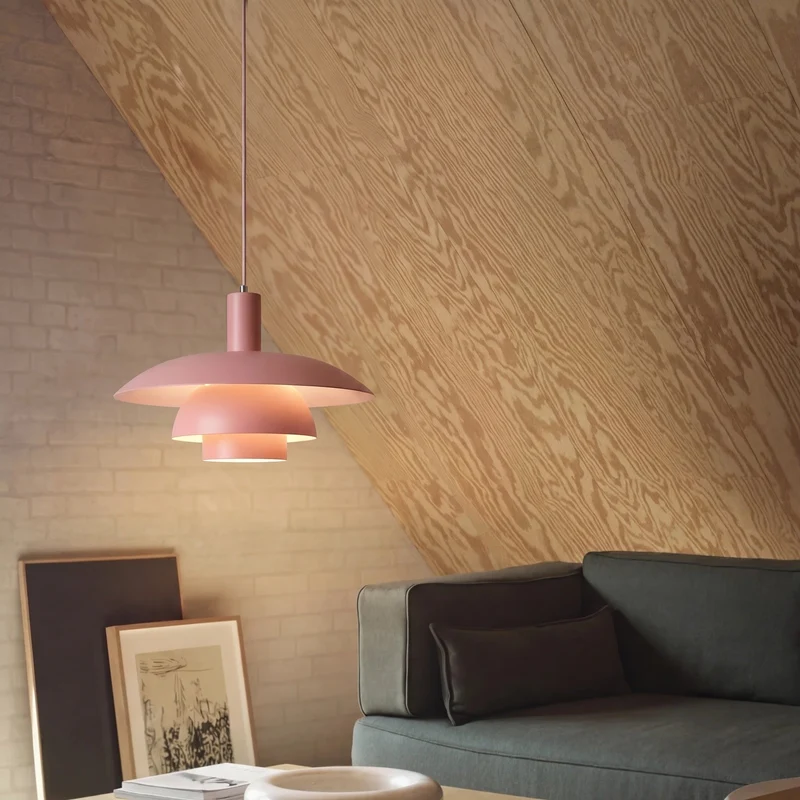 Scandinavische Metalen Hanglamp LED Dimbaar voor Eetkamer Keuken Woonkamer Plafondverlichting 29-39cm | Sansoti