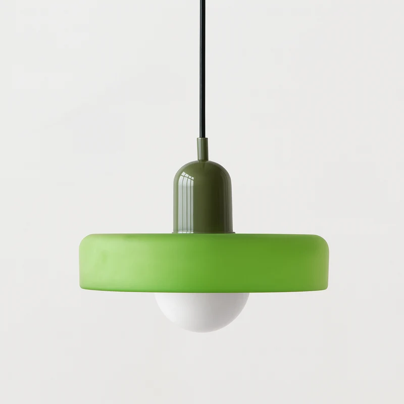 Geometrische Hanglamp Gekleurd Glas E27 Verstelbaar Eettafel Keukeneiland Retro Design Sfeerverlichting | Sansoti
