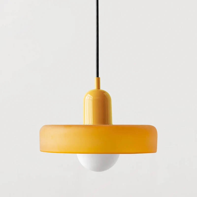 Geometrische Hanglamp Gekleurd Glas E27 Verstelbaar Eettafel Keukeneiland Retro Design Sfeerverlichting | Sansoti