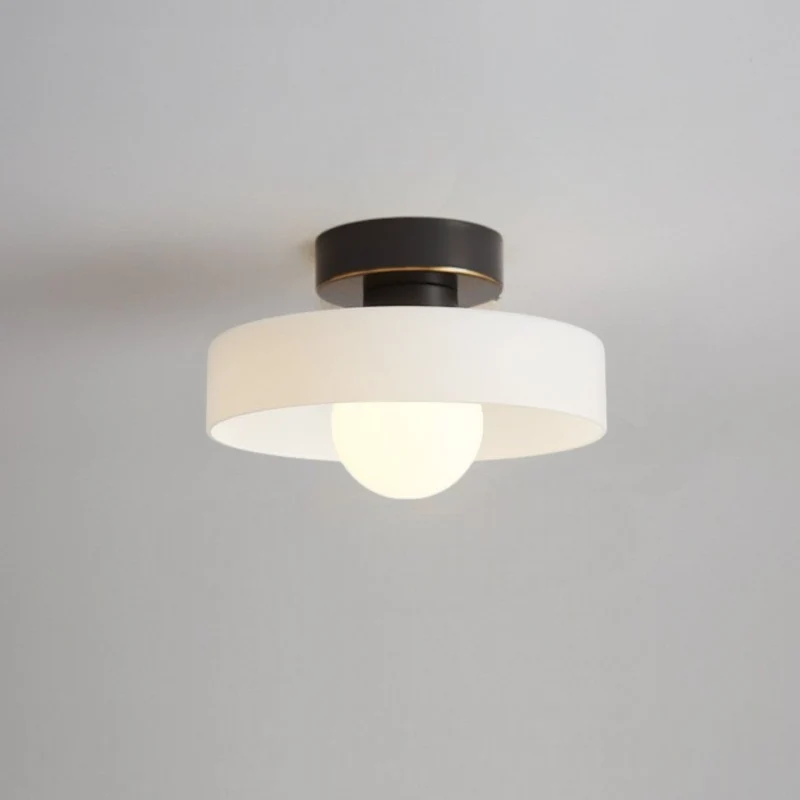 Plafondlamp Geometrisch Ø24cm Messing Glas Koper G9 Fitting Hal Slaapkamer Eetkamer Verlichting Interieur | Sansoti