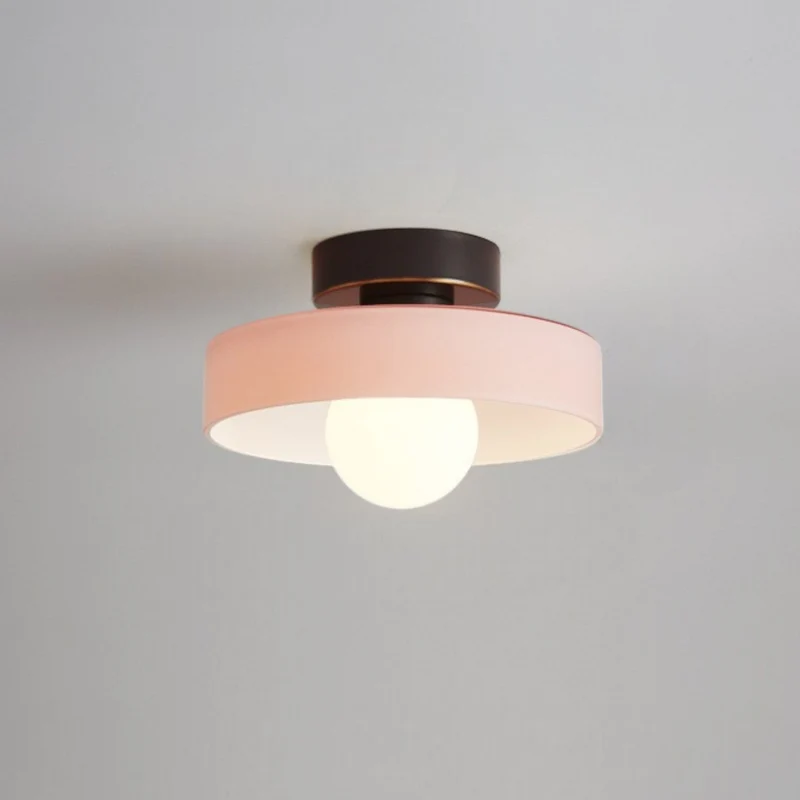 Plafondlamp Geometrisch Ø24cm Messing Glas Koper G9 Fitting Hal Slaapkamer Eetkamer Verlichting Interieur | Sansoti