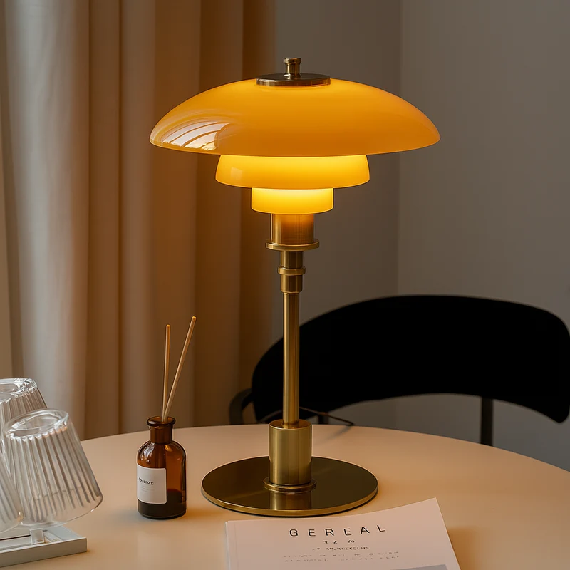 Minimalistische Tafellamp met Glazen Bol Dimbare LED Verlichting Sfeervolle Moderne Verlichting Slaapkamer Woonkamer | Sansoti
