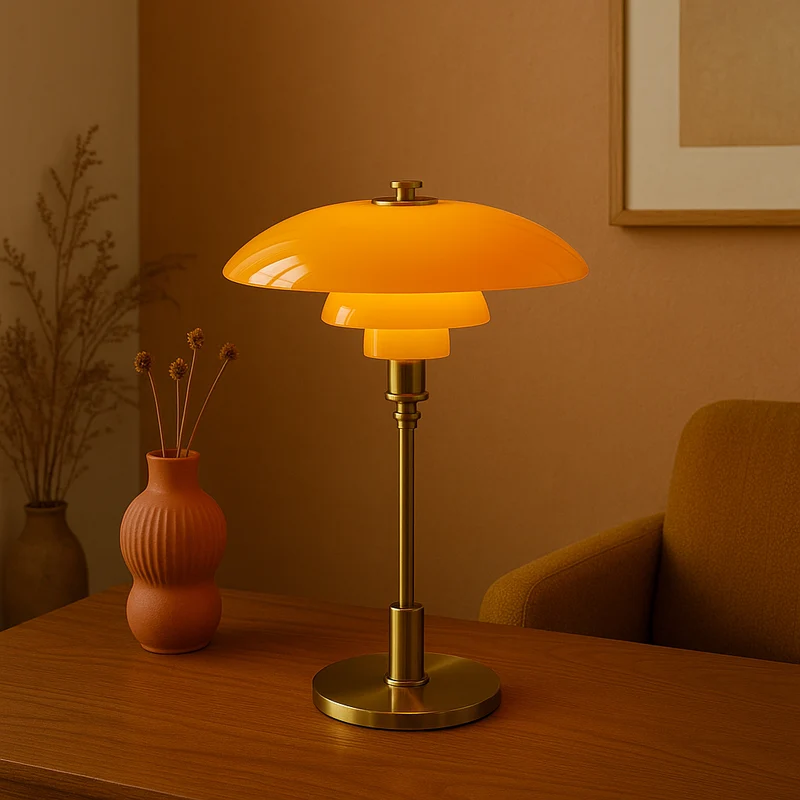 Minimalistische Tafellamp met Glazen Bol Dimbare LED Verlichting Sfeervolle Moderne Verlichting Slaapkamer Woonkamer | Sansoti