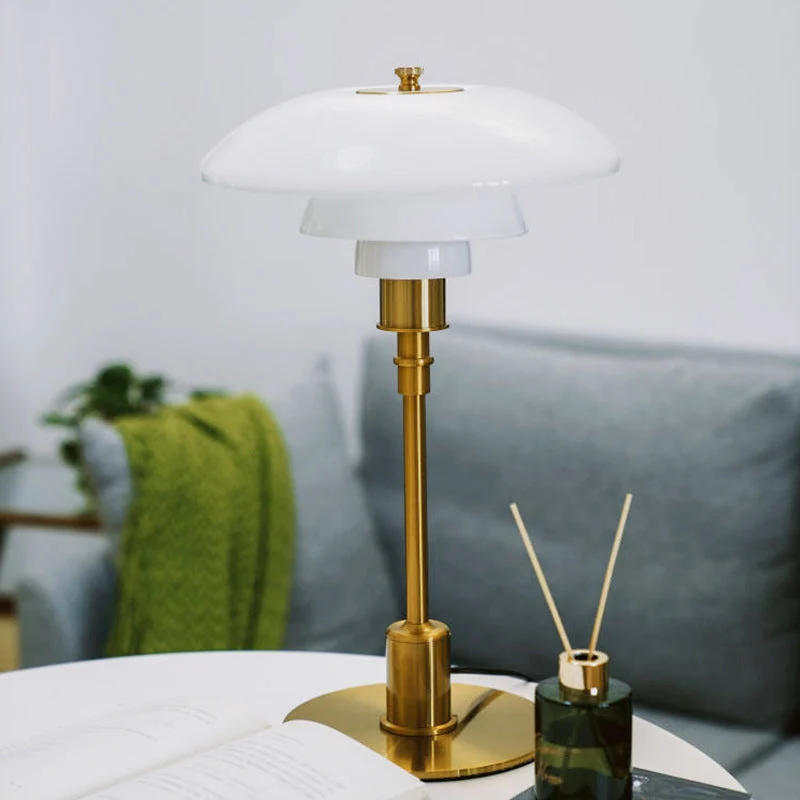 Minimalistische Tafellamp met Glazen Bol Dimbare LED Verlichting Sfeervolle Moderne Verlichting Slaapkamer Woonkamer | Sansoti