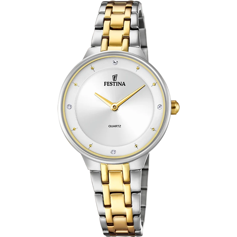 Festina Mademoiselle F20625/1 Damenuhr Silber • Mineralglas • Quarzwerk