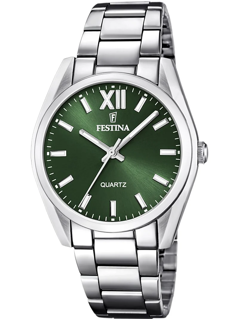 Festina Alegría F20622/4 Damenuhr Grün • Quarzwerk MIYOTA 2035 • 5 ATM Wasserdicht