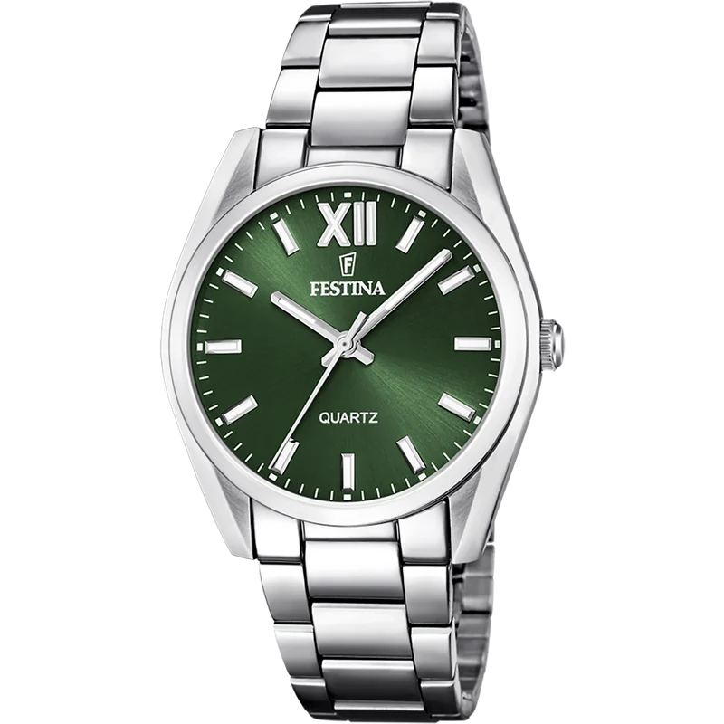 Festina Alegría F20622/4 Damenuhr Grün • Quarzwerk MIYOTA 2035 • 5 ATM Wasserdicht