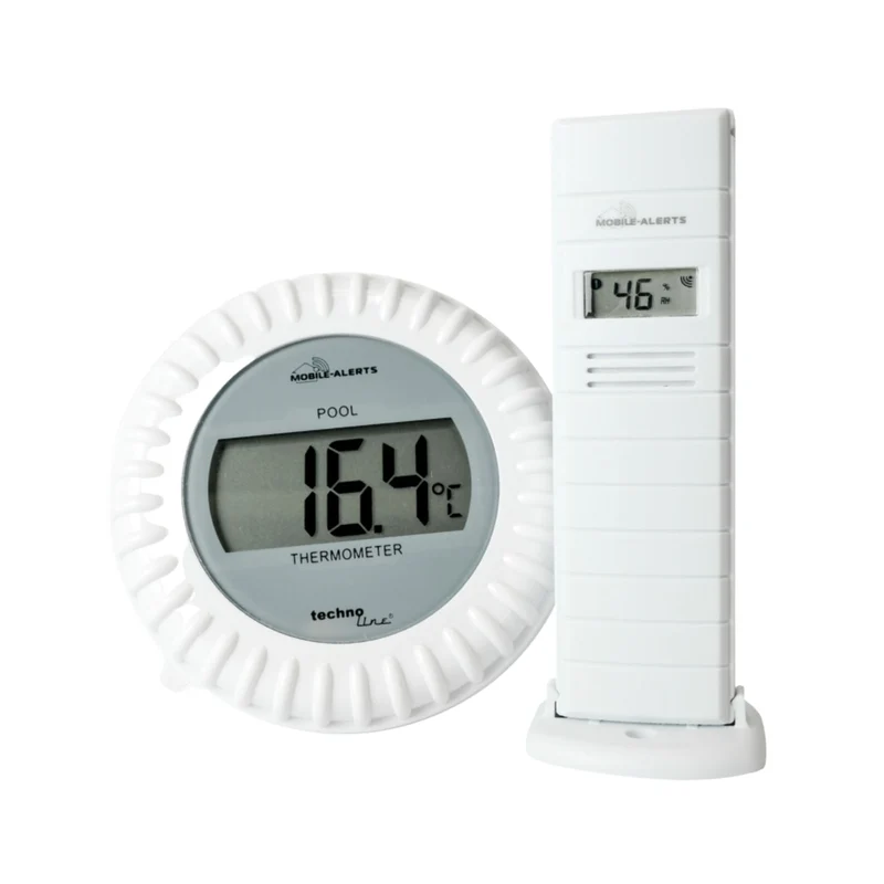 Wetterstation - Schwimmbadthermometer - Außenthermometer/Hygrometer - Technoline MA 10070