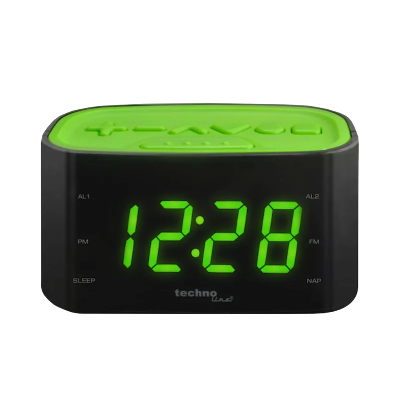TECHNOLINE WT 465 Radiowecker schwarz-grün