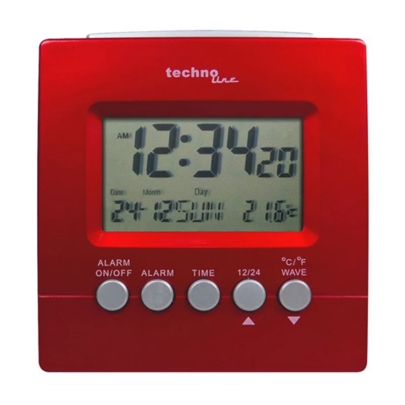 Funkwecker - Datum und Temperatur - Technoline WT 228 Rot