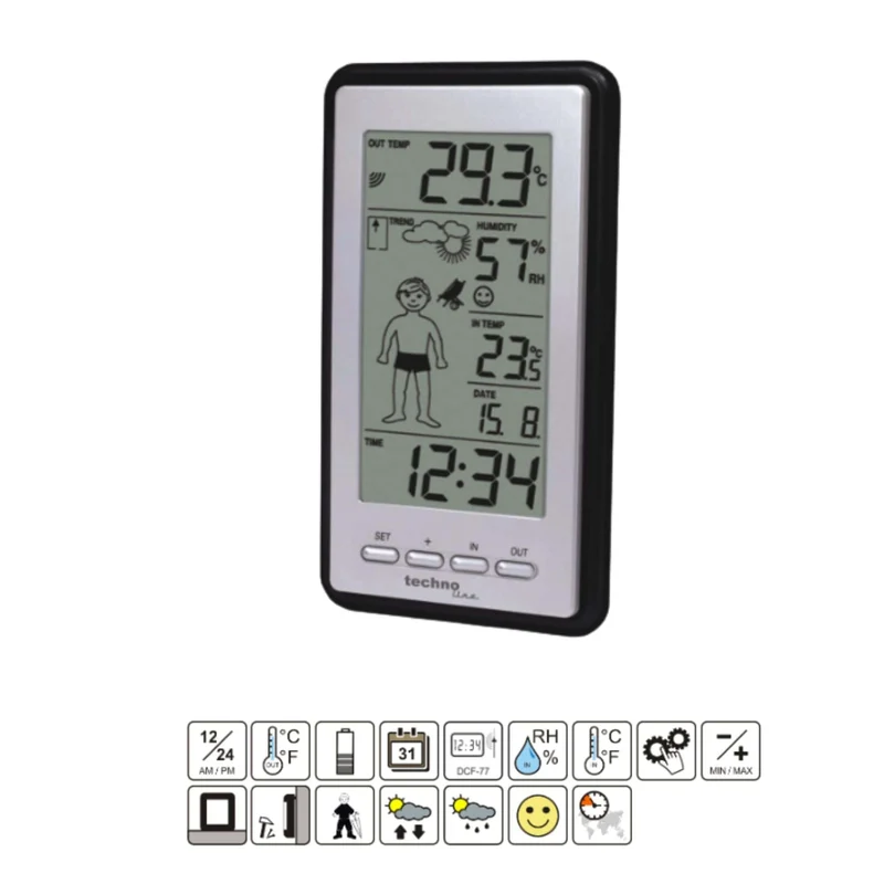 Thermometer / Hygrometer Wetterstation - Technoline WS 9632