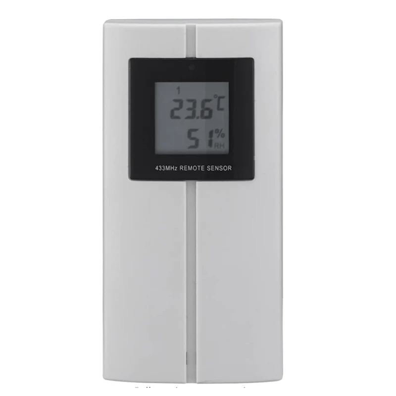 Wetterstation - Außensensor - Temperatur und Luftfeuchtigkeit - Funkuhr - Alarmfunktion - Datum - Technoline WS 9480
