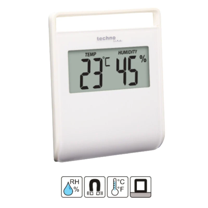 Thermometer / Hygrometer - Tischaufsteller oder Magnethalter Technoline WS 9440