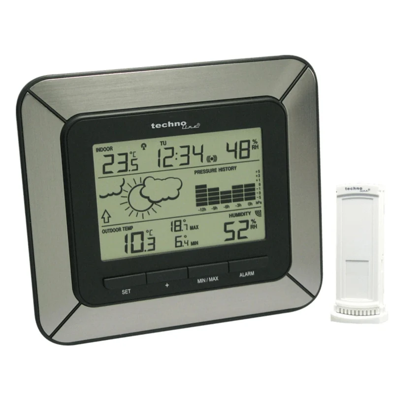 Wetterstation - Funkuhr - Datum - Technoline WS 9273