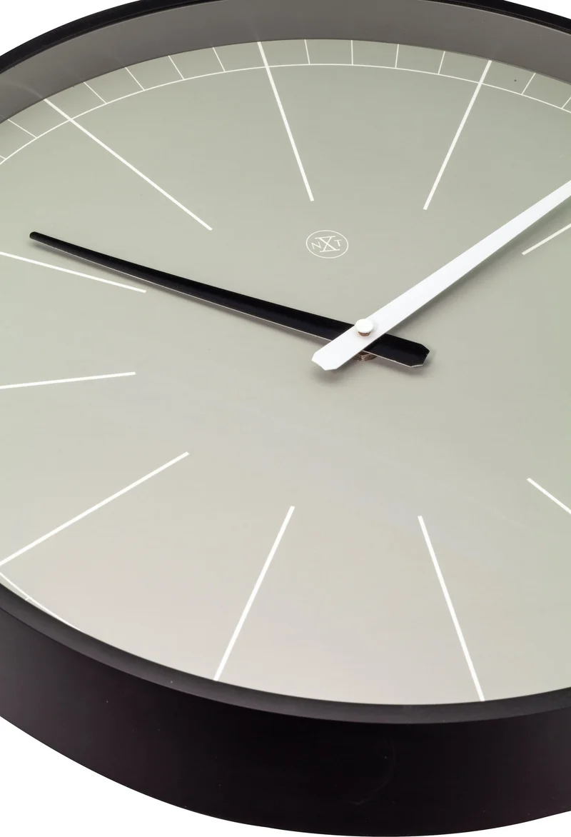 Wall clock - 40 cm - Plastic - 'Gray'