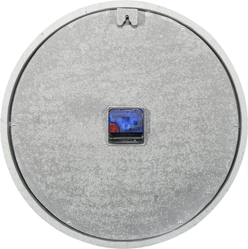 Wall Clock - 39.5 cm - Polyresin/Wood - 'Concreto love'