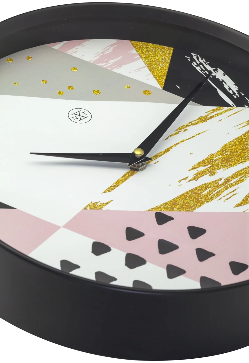 Wall clock - 30 cm - Plastic - 'Grace'