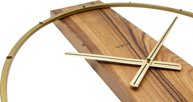 Wall clock - 50.8 x 58.2 x4.3 cm - Wood/Steel