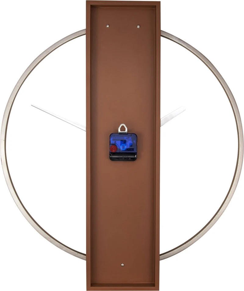 Wall clock - 50.8 x 58.2 x4.3 cm - Wood/Steel