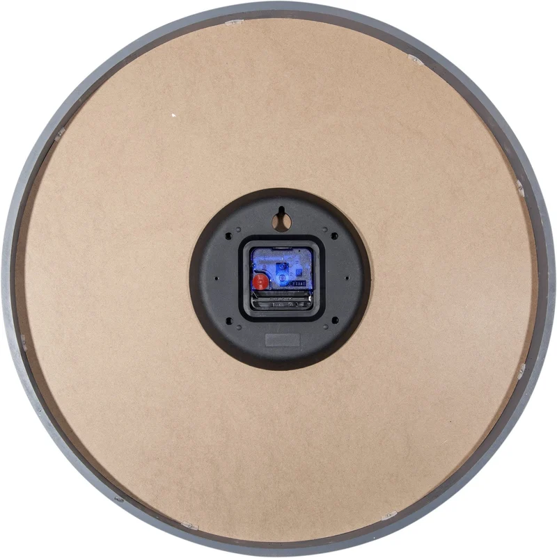 Wall clock - 50 cm - Wood/Mirror - 'Bella Mirror'