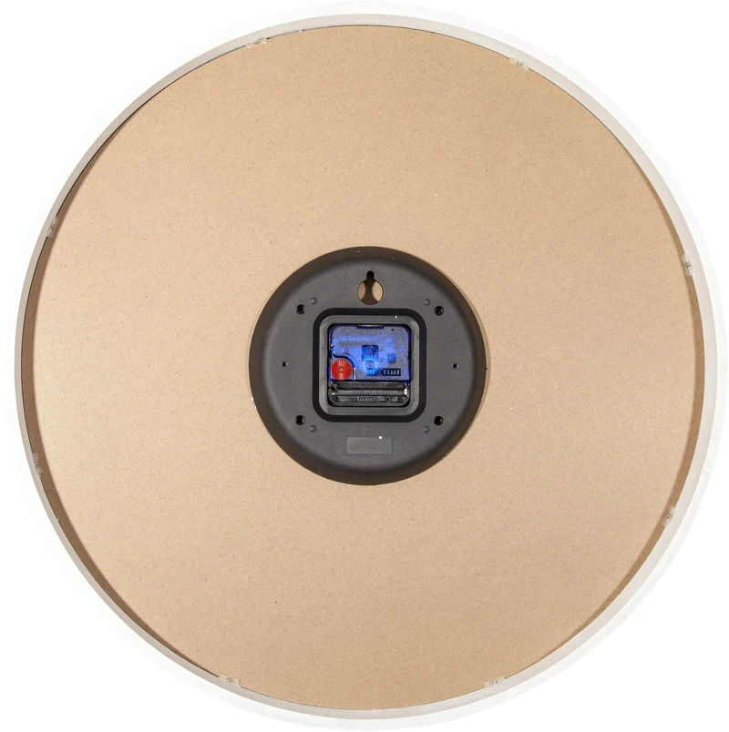 Wall clock - 50 cm - Wood/Mirror - 'Bella Mirror'