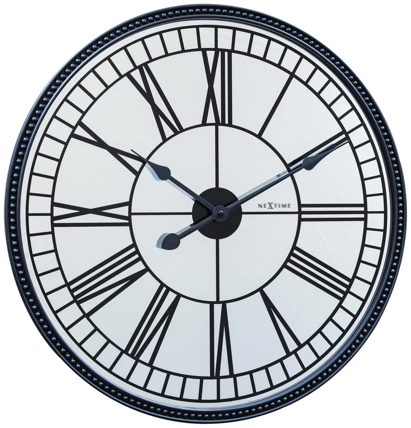 Wall clock - 56 cm - Mirror - 'Cleopatra mirror'