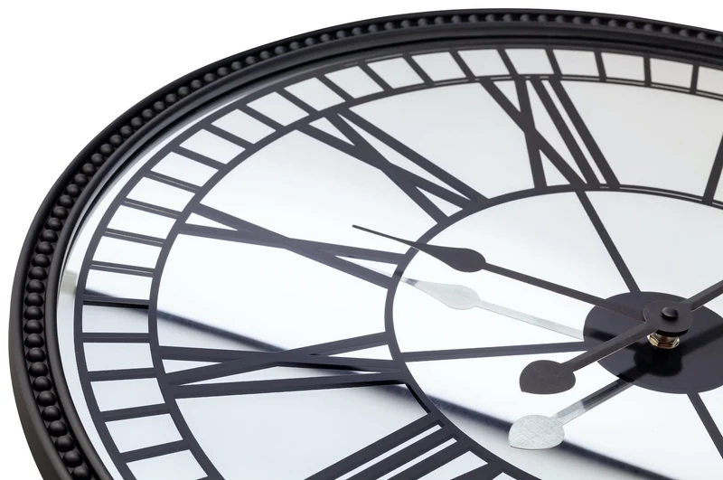 Wall clock - 56 cm - Mirror - 'Cleopatra mirror'