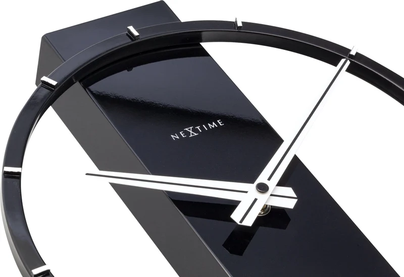 Table / Wall clock - 34 x 27 cm - Wood/Steel - 'Carl Small'
