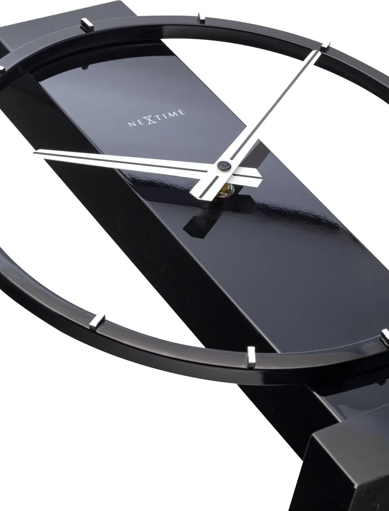 Table / Wall clock - 34 x 27 cm - Wood/Steel - 'Carl Small'