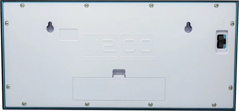Table clock - 36 cm - Acrylic - Flip Clock- 'Big Flip Clear'