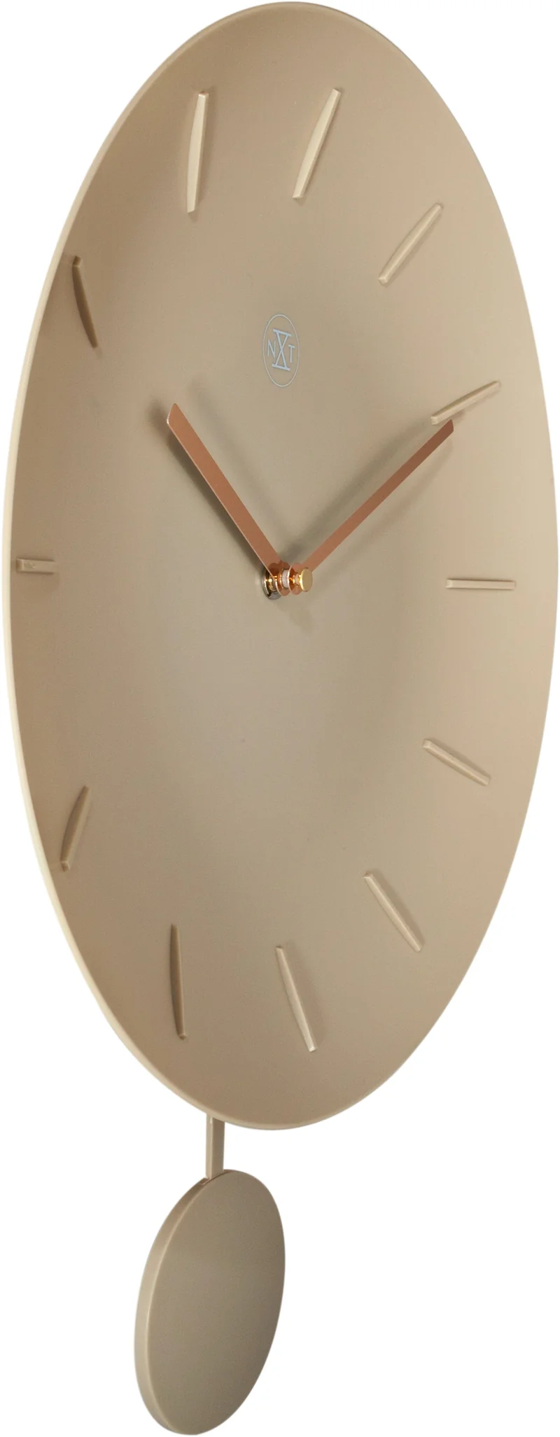 Wall clock - 30 cm - Plastic - 'Bowl'