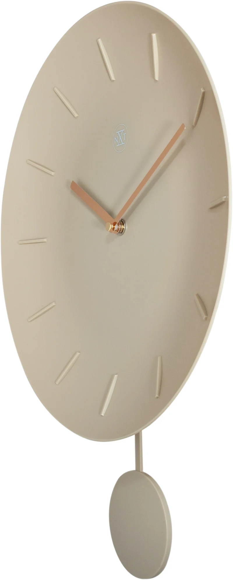 Wall clock - 30 cm - Plastic - 'Bowl'