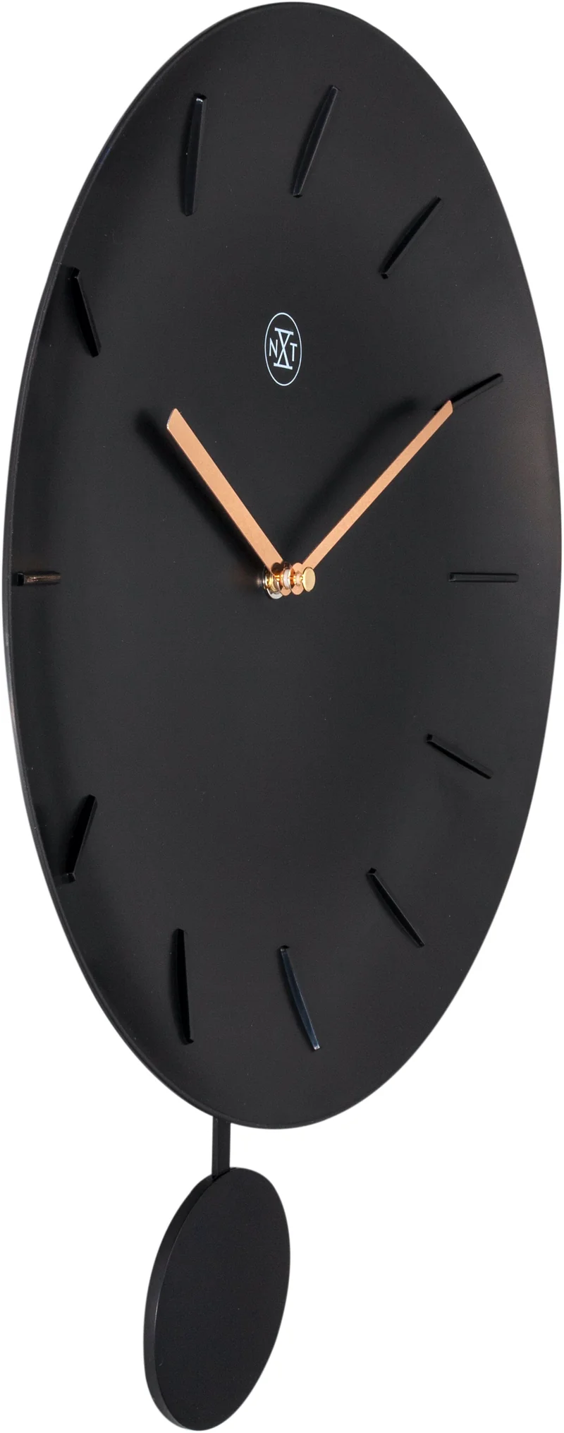 Wall clock - 30 cm - Plastic - 'Bowl'