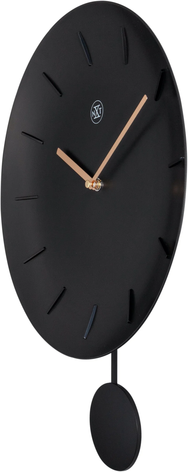 Wall clock - 30 cm - Plastic - 'Bowl'
