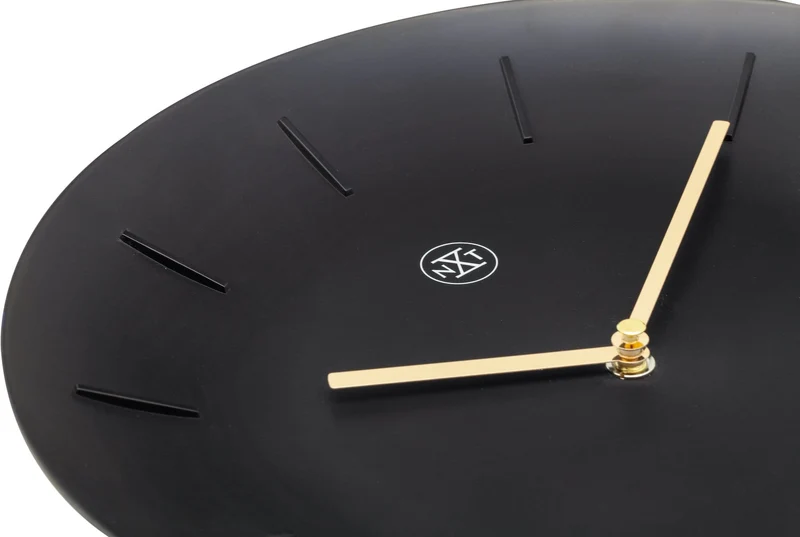 Wall clock - 30 cm - Plastic - 'Bowl'