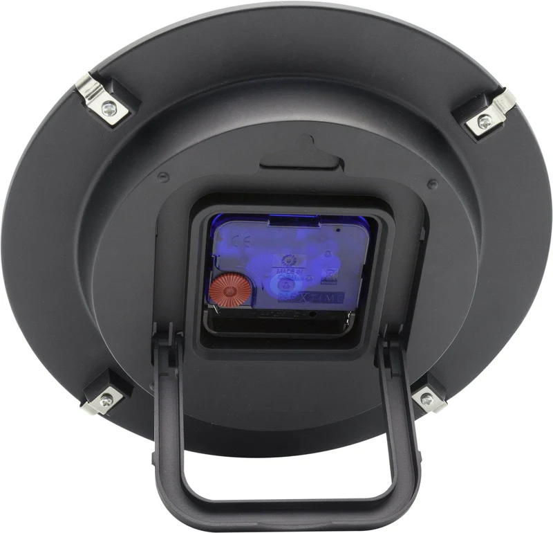 Wall clock/ Table clock- 20 cm- Glass - Dome Shaped Glass- 'Big Stripe Mini Dome'