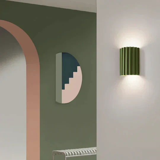 Muurlamp Hars Ribbel Sfeerlicht voor Woonkamer Hal Slaapkamer Moderne Wandverlichting Indoor Decoratief | Sansoti