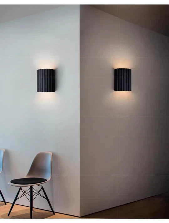 Muurlamp Hars Ribbel Sfeerlicht voor Woonkamer Hal Slaapkamer Moderne Wandverlichting Indoor Decoratief | Sansoti
