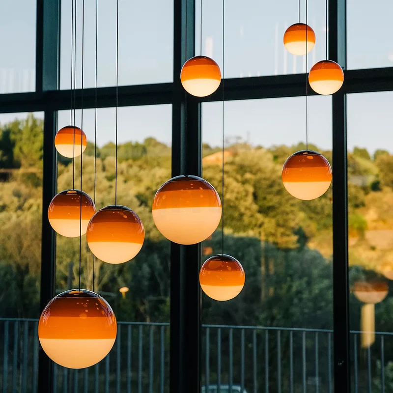 Hanglamp Dimbaar Geborsteld Nikkel Glas E27 Eettafel Woonkamer Modern Verlichting Scandinavisch Design | Sansoti
