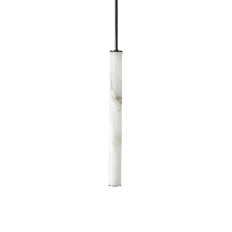 LED-Hanglamp Natuursteen Koper Marmer Eettafel Slaapkamer Moderne Pendelverlichting Warm Licht Interieur | Sansoti