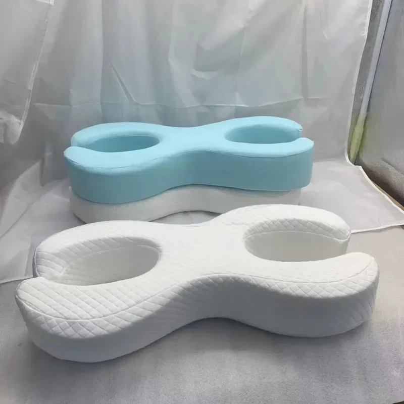 Ergonomisch Zijslaapkussen Geheugenschuim Anti-Rimpel Comfortabel Oorbescherming Neksteun Slaaphouding | Sansoti