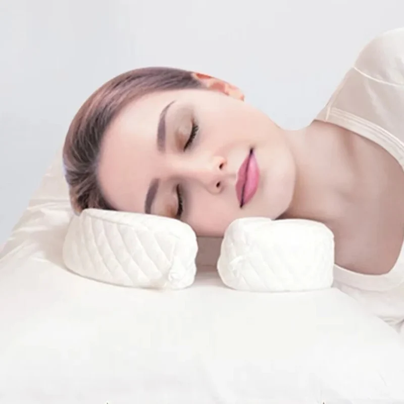 Ergonomisch Zijslaapkussen Geheugenschuim Anti-Rimpel Comfortabel Oorbescherming Neksteun Slaaphouding | Sansoti