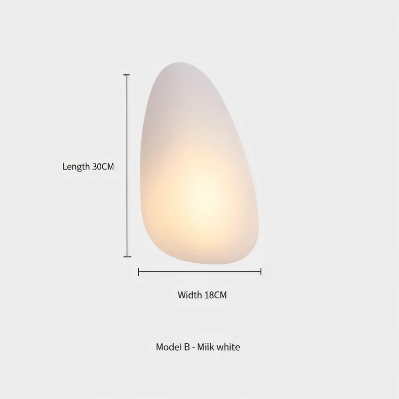 Glazen Wandlamp LED Warm Licht Metalen Rand Woonkamer Slaapkamer Hal Scandinavisch Design Modern Interieur | Sansoti
