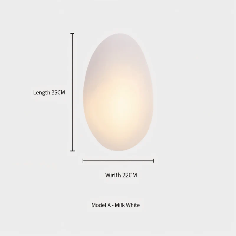 Glazen Wandlamp LED Warm Licht Metalen Rand Woonkamer Slaapkamer Hal Scandinavisch Design Modern Interieur | Sansoti