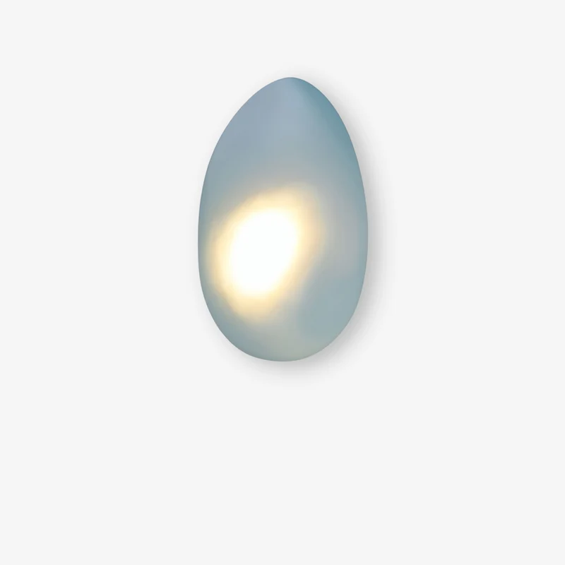 Glazen Wandlamp LED Warm Licht Metalen Rand Woonkamer Slaapkamer Hal Scandinavisch Design Modern Interieur | Sansoti
