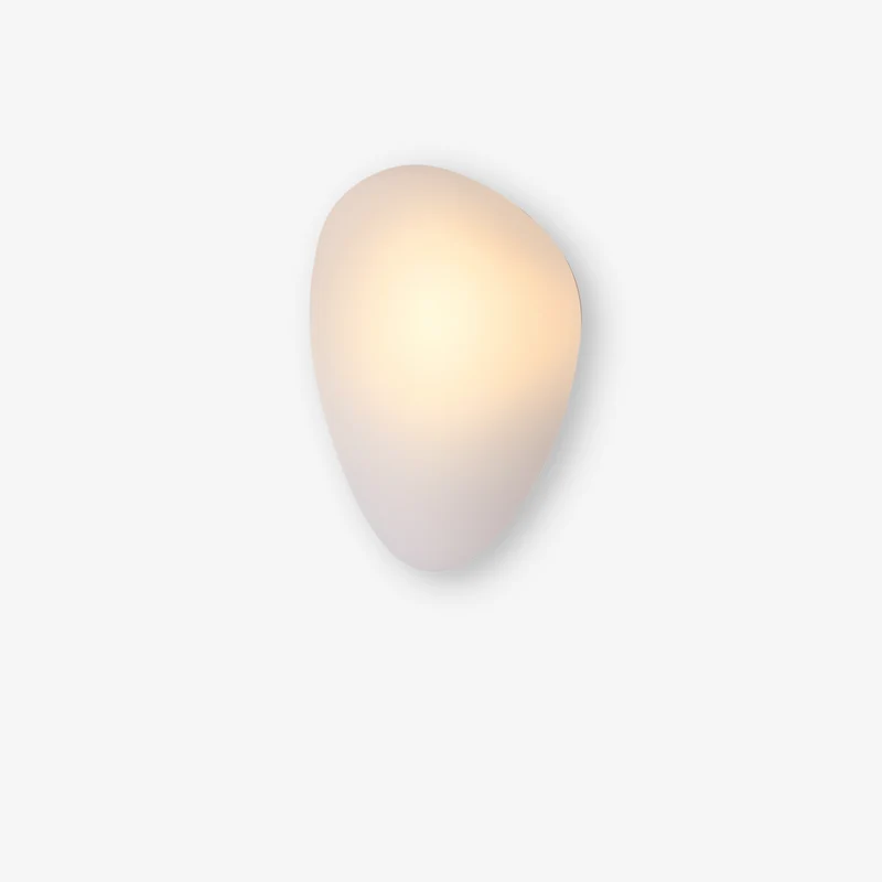 Glazen Wandlamp LED Warm Licht Metalen Rand Woonkamer Slaapkamer Hal Scandinavisch Design Modern Interieur | Sansoti