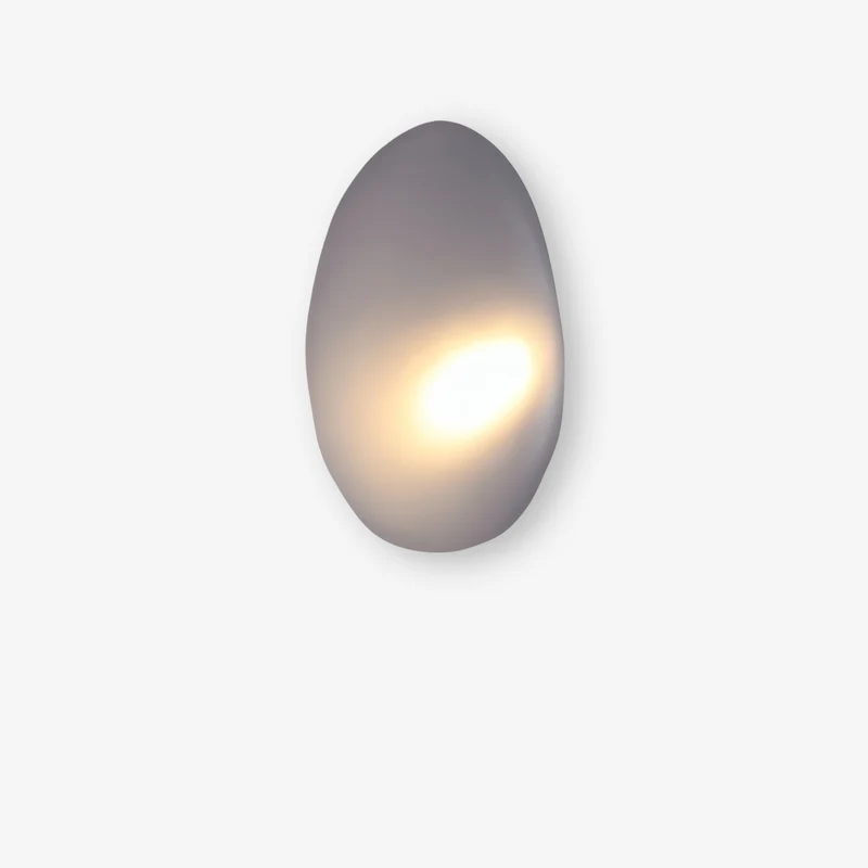 Glazen Wandlamp LED Warm Licht Metalen Rand Woonkamer Slaapkamer Hal Scandinavisch Design Modern Interieur | Sansoti