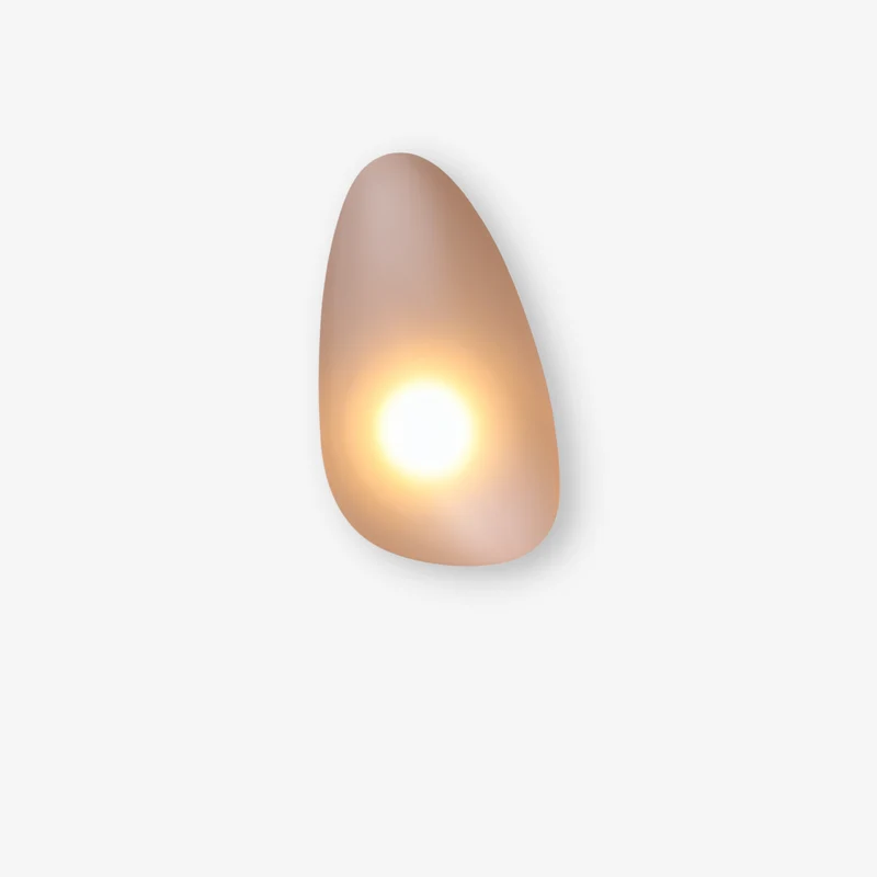 Glazen Wandlamp LED Warm Licht Metalen Rand Woonkamer Slaapkamer Hal Scandinavisch Design Modern Interieur | Sansoti