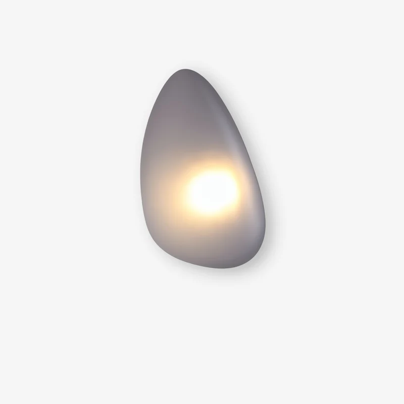 Glazen Wandlamp LED Warm Licht Metalen Rand Woonkamer Slaapkamer Hal Scandinavisch Design Modern Interieur | Sansoti